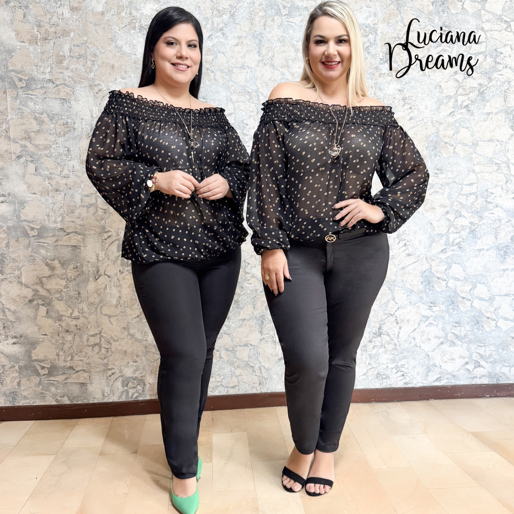 Blusa Lucia Negra - Imagen 1